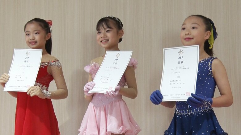 東京選手権ノービスB女子表彰台