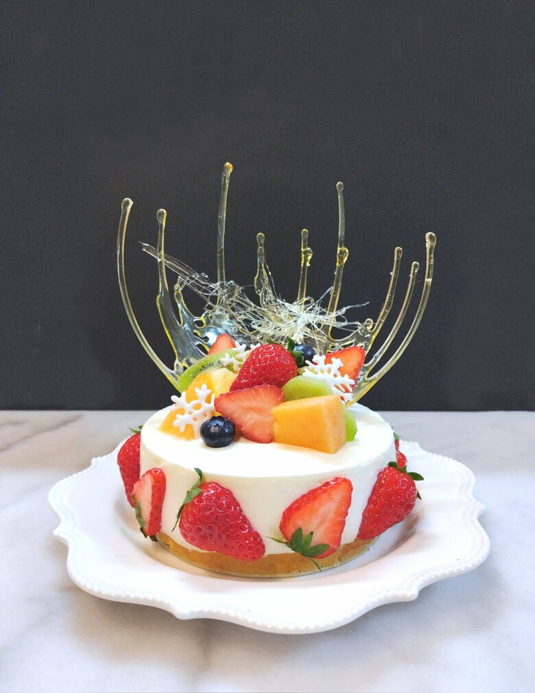 あっぷるさんが作ったお誕生日ケーキ（提供：あっぷるさん）