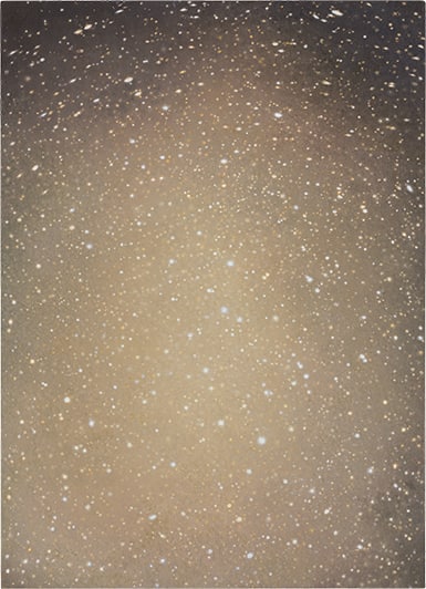 『夜空(黄土色)』2016年
© Vija Celmins Photo: Courtesy Matthew Marks Gallery