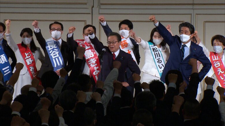 安倍派のパーティー　2022年