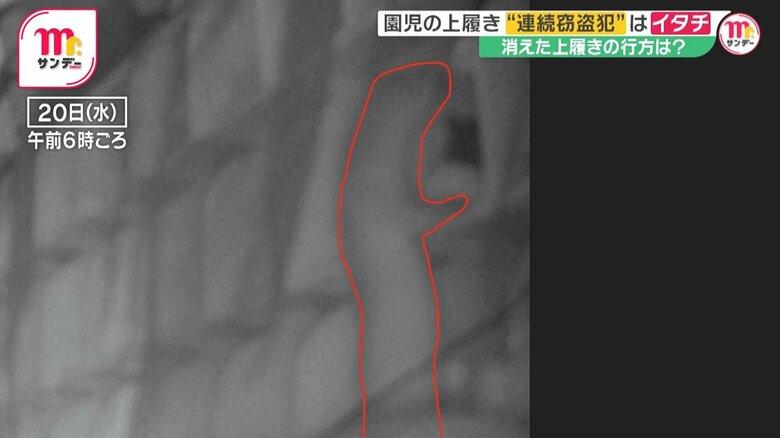 GPS付き上履きを準備した翌日現れたイタチ
