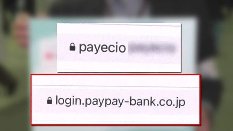 URLをみるとすぐに正しいサイトがわかる