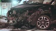 出合い頭に車2台が衝突か　片方はフェンスを突き破り落下　車内に10代男女3人　県内でも事故多発の交差点　岐阜