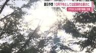 福島県各地で夏日予想　10月下旬としては記録的な暑さに　夕方以降はにわか雨や強風も　寒暖差に注意