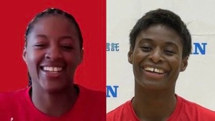 【笑顔会見詳報】「二人で1対1練習してます！」馬瓜ステファニー 姉エブリンと“代表初共演” いよいよバスケ女子五輪予選