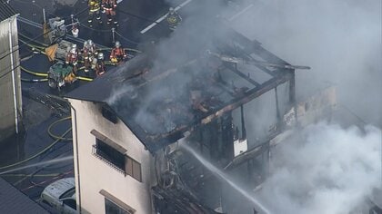 木造3階建ての店舗兼住宅で火事　男性1人を病院に搬送…命に別状なし　大阪市鶴見区