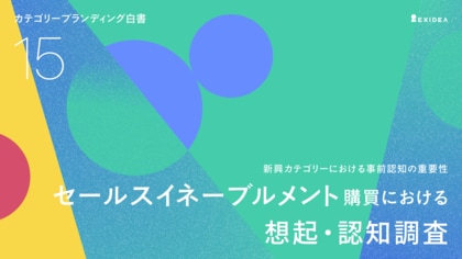 【カテゴリーブランディング白書 vol.15】想起の6割が「無効回答」となったセールスイネーブルメント市場の実態。認知・信頼でSalesforceが首位も、導入検討シェアはナレッジワークが逆転。