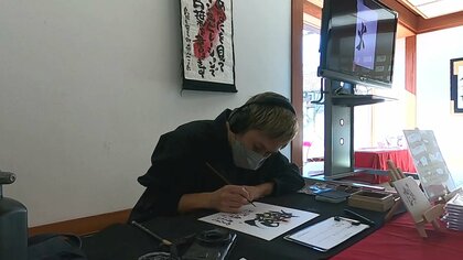 SNS武器に「書」広める“路上詩人”こーたさんの「新しい表現スタイル」【島根発】