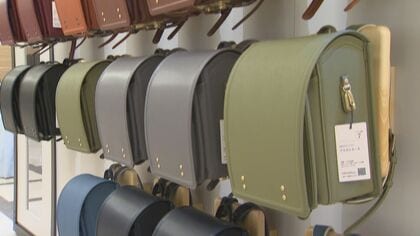 早くも「ラン活」がピーク…今のトレンドは？　工房系ランドセルの老舗メーカーが出張店舗「選ぶ機会を増やしたい」【石川発】