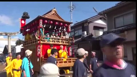 “若狭最大”秋祭り　小浜「放生祭」始まる　山車や神楽がにぎやかに