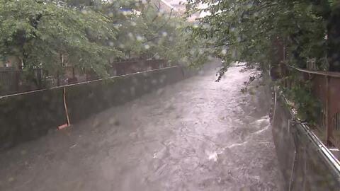 【速報】東京の目黒川でレベル4氾濫危険警報　氾濫危険水位超える