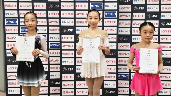 東北・北海道選手権ノービスA女子表彰台