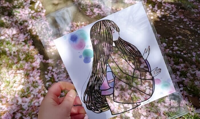 完成した作品