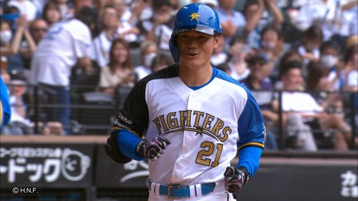 7月2日、ソロHRを打った清宮幸太郎選手