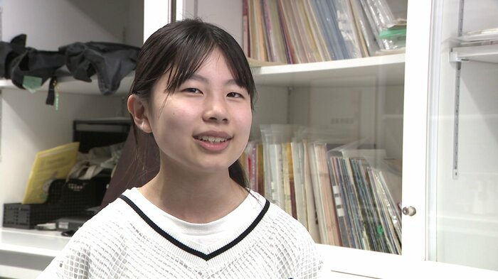 本荘東小吹奏楽部・佐藤麗部長