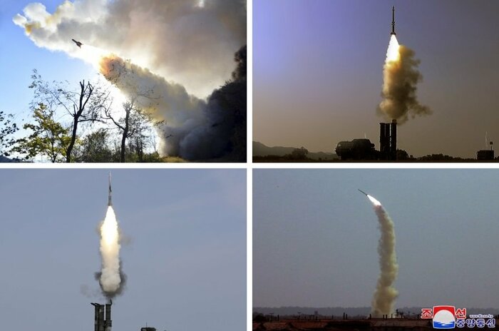 ポンゲ・シリーズの地対空ミサイルか?(朝鮮中央通信より・2022年11月7日付け)