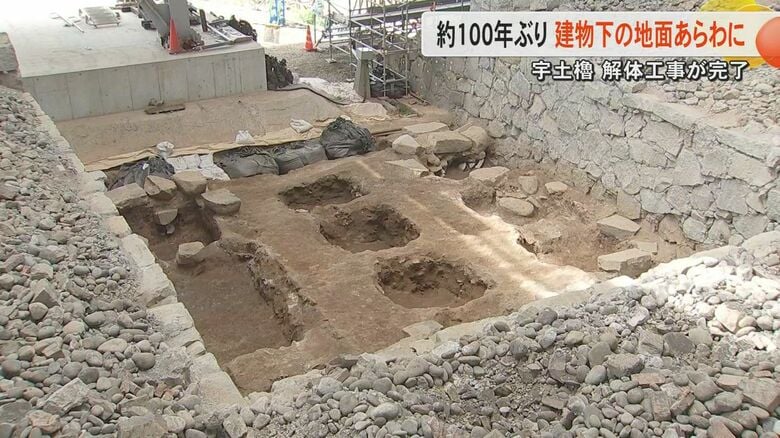 熊本城の第3の天守『宇土櫓』が約100年ぶりに全ての解体完了　瓦は約2万9000枚、木の部材は約5000点　創建年代の特定につながる新発見は？｜FNNプライムオンライン