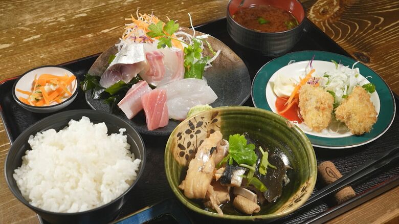 洋食店なのに刺身が人気…“魚屋の2代目”だった店主が営む洋風食堂 鮮魚は市場の人も一目置く目利きで毎朝仕入れ｜FNNプライムオンライン