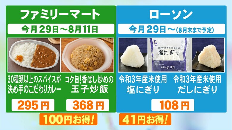 ファミマは“古古古米”の弁当等…『備蓄米』使ったお値打ちコンビニ商品続々登場へ 従来比でお得な価格設定に｜FNNプライムオンライン