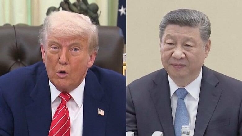 アメリカ トランプ大統領・中国 習近平国家主席が今週中に電話会談へ　ホワイトハウス報道官発表　関税や留学生問題など協議か｜FNNプライムオンライン