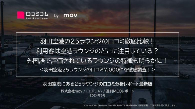 羽田空港にある25件の空港ラウンジの口コミを徹底調査!外国人利用客は「食事」に関心が高い!?