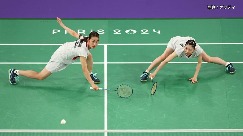 【バドミントン女子ダブルス準決勝】志田千陽と松山奈未の「シダマツ」ペアが中国ペアに敗れる　銅メダル懸け3位決定戦へ｜FNNプライムオンライン
