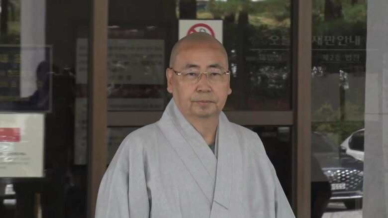 韓国　浮石寺の僧侶