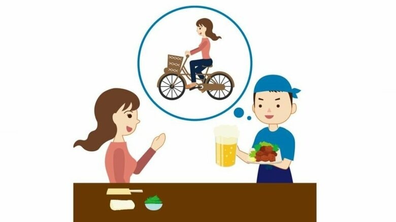 酒気帯び運転の可能性がある人に酒を提供　イメージ