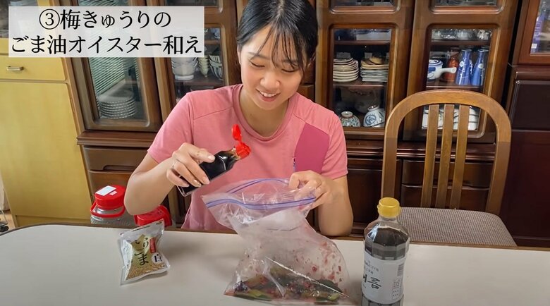 オイスターソースとゴマ油でコクがUP