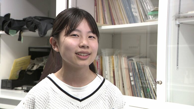 本荘東小吹奏楽部・佐藤麗部長