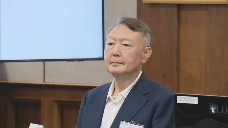 刑事裁判の初公判に出廷した尹前大統領（2025年9月）