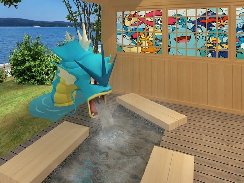 内装イメージ（ギャラドスの噴水）