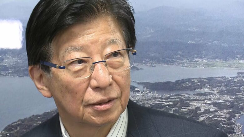 「6月の県議会をもって辞職する」と突然表明