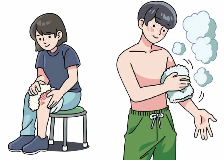 お湯があると、衛生環境を整えやすい（提供：日本ガス石油機器工業会）