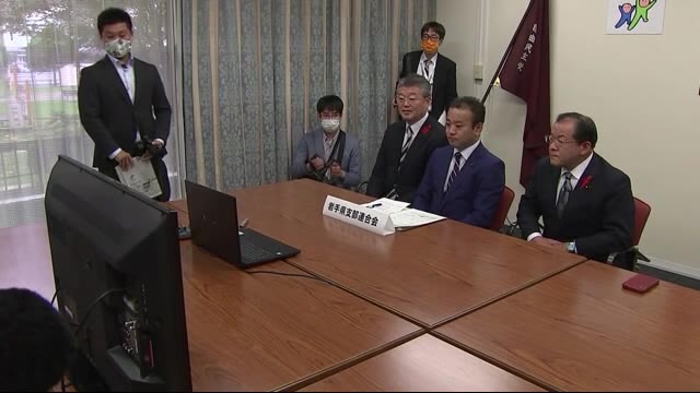 自民党県連 菅総裁とリモート会談 復興やコロナ対策を意見交換<岩手県>