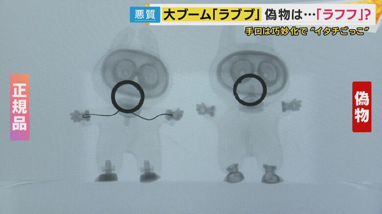 X線を使うと一目瞭然