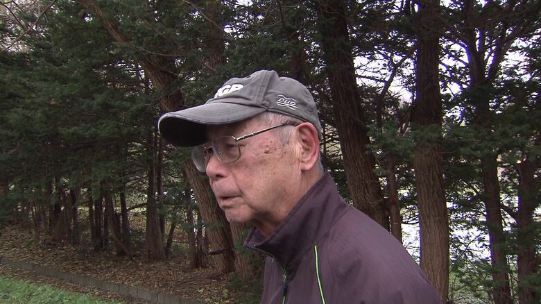 クマの目撃情報に警戒する住民