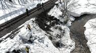 雪解けで川が増水…20ｍにわたって盛土崩れ運休に＿JR函館線「長万部駅～蘭越駅間」復旧まで10日ほどかかる見通し＿4月6日から代行バス1日4便を運行＜北海道＞