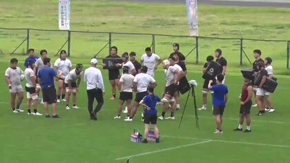 早稲田大学ラグビー蹴球部、釜石市で初合宿　“ラグビーのまち”が名門を歓迎　岩手県