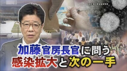 加藤官房長官に問う “感染拡大抑止”次の一手…「自宅療養を基本」で病床活用、抗体カクテルの見通しは