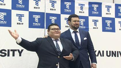 きっかけはメダリストのウルフアロン先輩　「愛されキャラ」岡田綾太郎選手が柔道の名門・東海大学から初の角界入り　