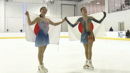 優勝した住吉りをんと2位の中井亜美