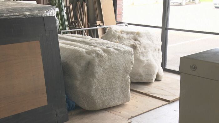 愛知・東浦町の郷土資料館の倉庫に眠っていた岩塩