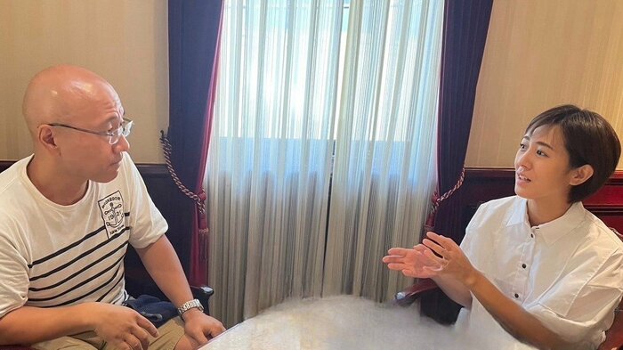 石井光太氏と椿原慶子アナ