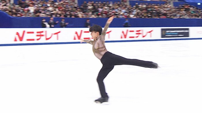 ミスを最小限に抑えて佐藤の表現力が光ったフリー(2023年全日本選手権)