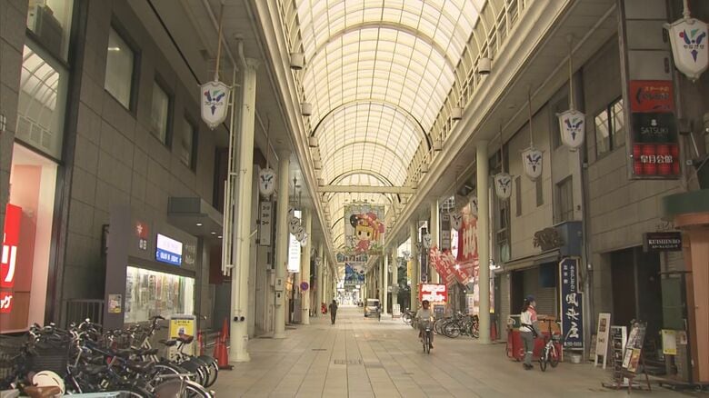 岐阜市中心部の柳ケ瀬商店街 老朽化したアーケード撤去へ 全体の半分近くが対象で解体費用は約3億円に｜FNNプライムオンライン