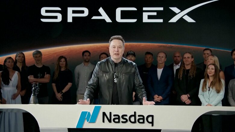 スペースX 850億円の赤字　上場後の初決算　AI投資が利益圧迫　売上は92％増｜FNNプライムオンライン