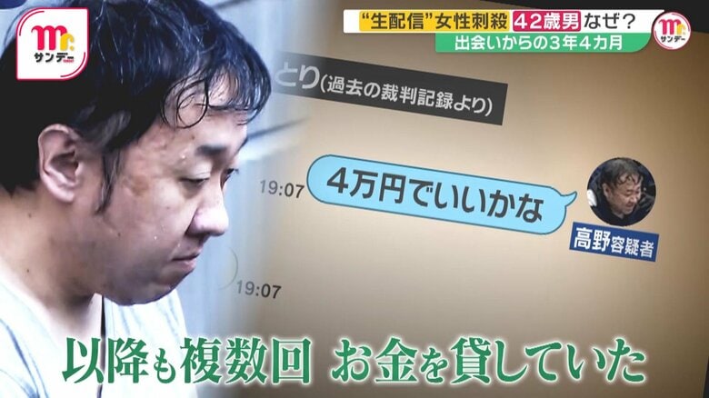出会いから3年4カ月…高野健一容疑者が犯行に至るまでの“心の変化”　“最上あい”さんの動画配信見てファンになるも金銭トラブルで裁判に｜FNNプライムオンライン