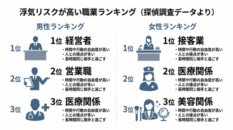 浮気はどこで始まるのか？探偵事務所が調査した“実態データ”を公開