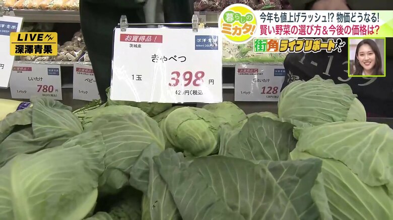 野菜高すぎて頭を悩ます買い物 「野菜はいつまで高い？」レタスや長ネギは下がる傾向 たまごも価格下がりそう キャベツは5月ごろまで高値続くか 北海道札幌市｜FNNプライムオンライン